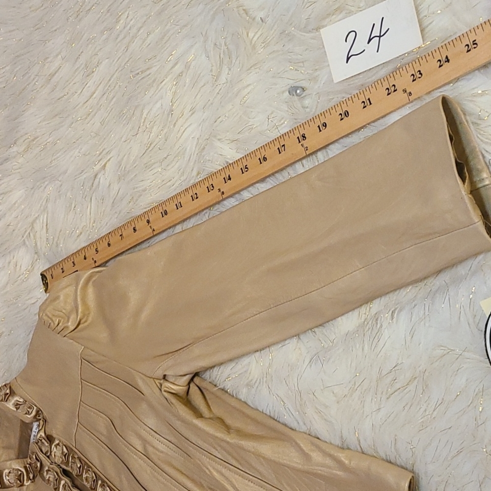 Peter Nygard Luxe Leather Jacket Size 14 - Picture 9 of 15